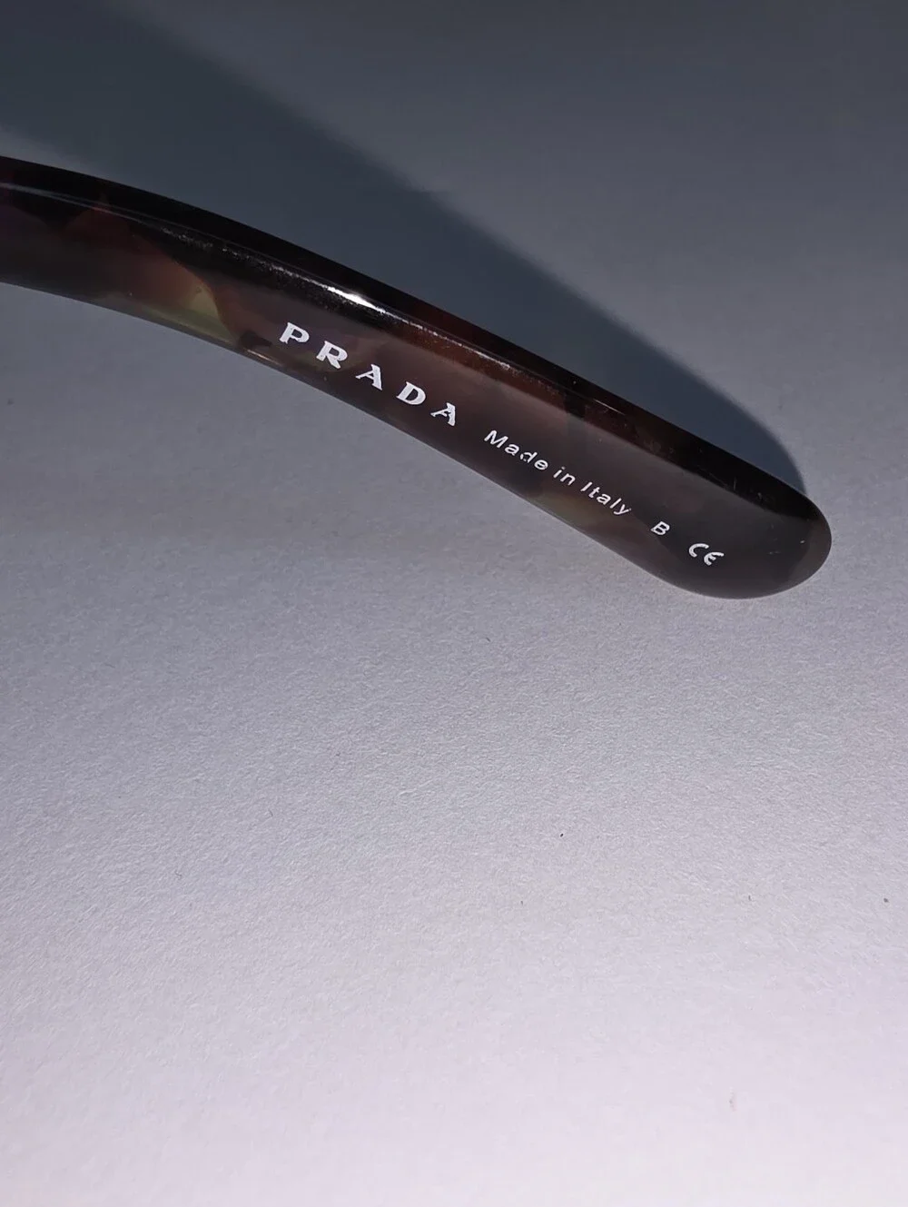 Prada Sunglasses Baroque Swirl Round Purple Marble